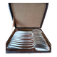 12 Silver-plated Dessert Spoons 60 g Maison Apollo.