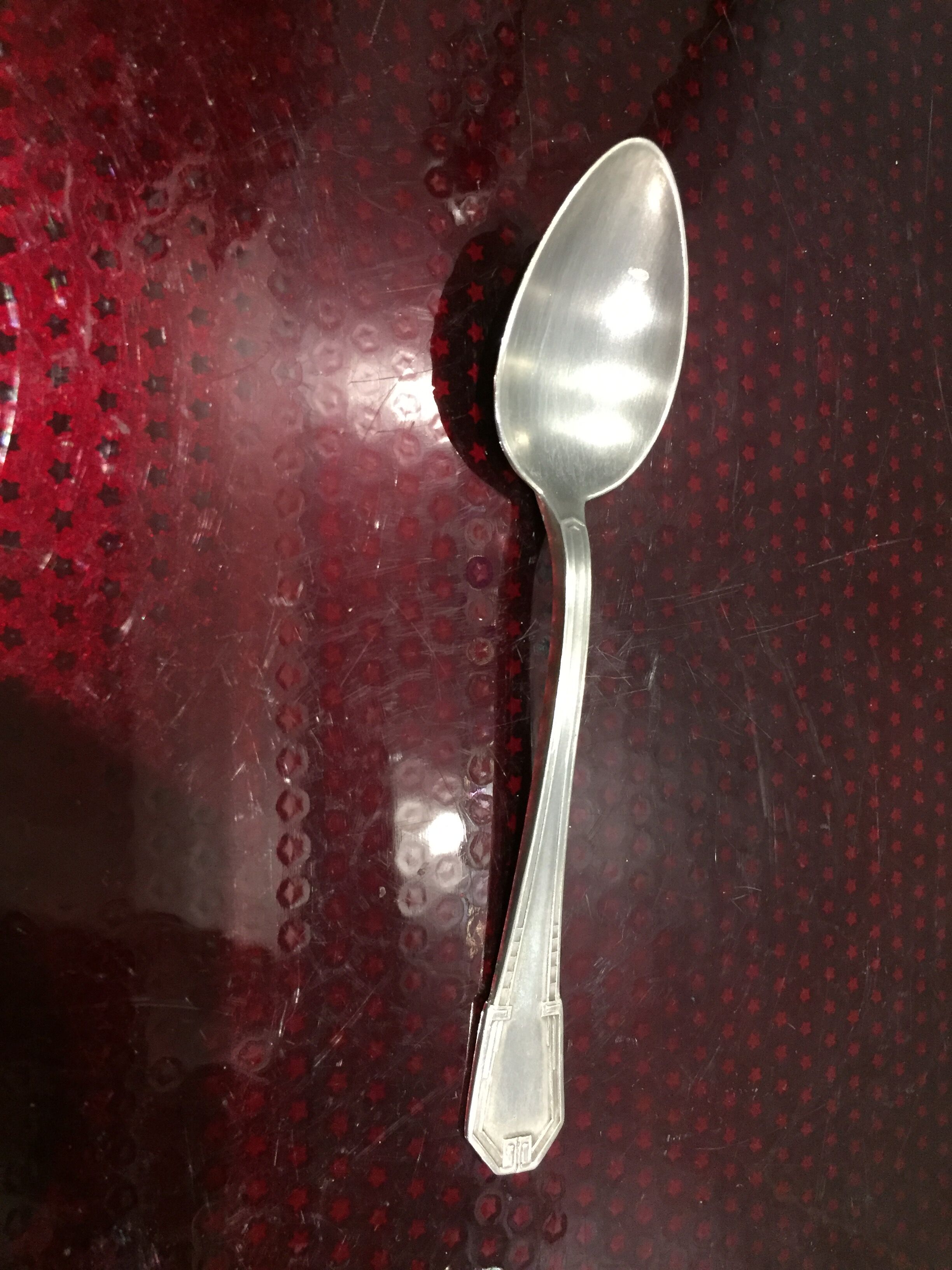 Série de 12 cuillères à dessert Art Deco