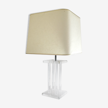 Lampe en plexiglas David Lange 1970/80