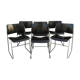 Set de 6 chaises noires David Rowland 40/4