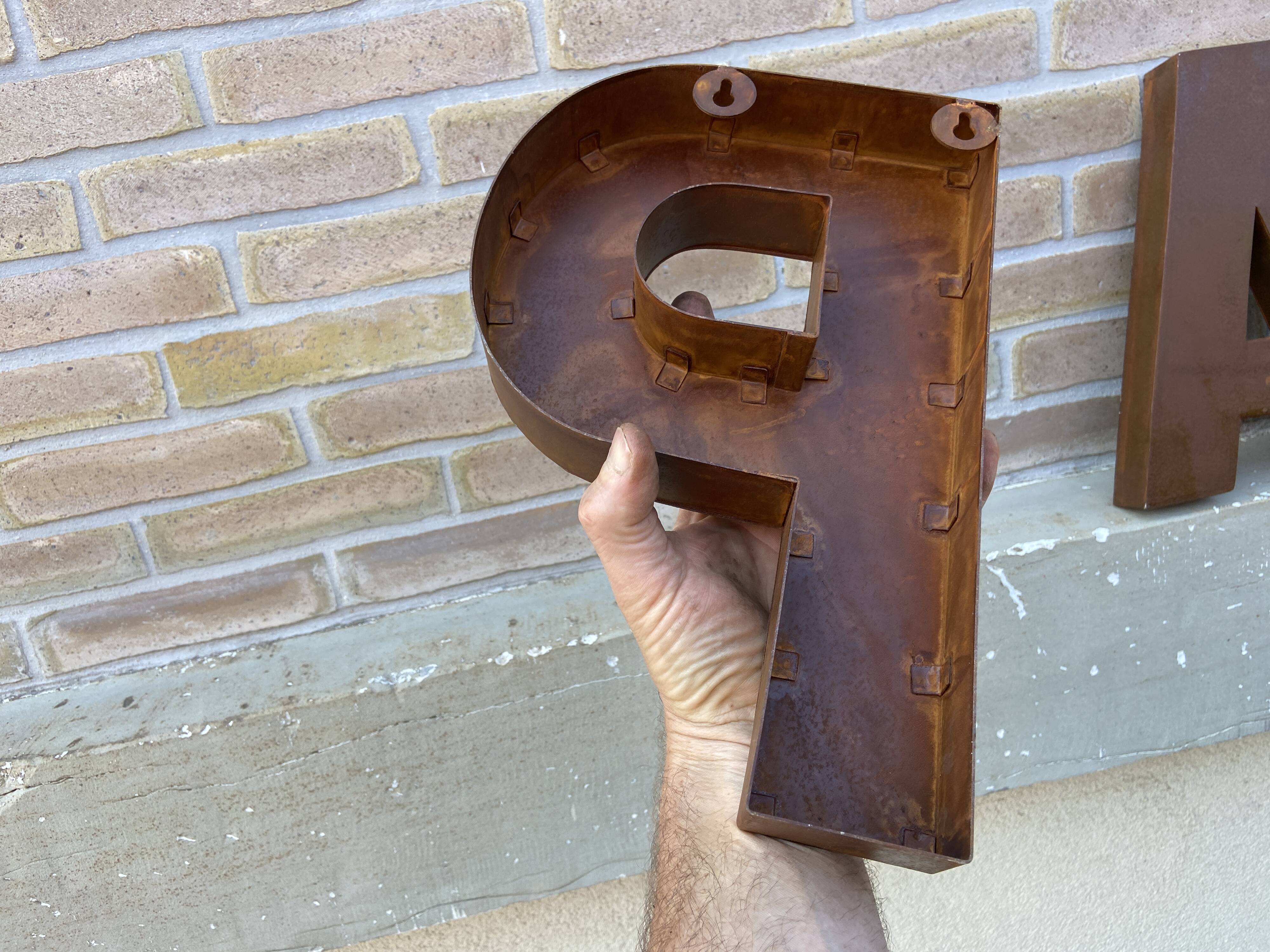 Sign letters paris vintage metal