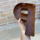 Sign letters paris vintage metal