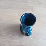 Soliflore en grès bleu