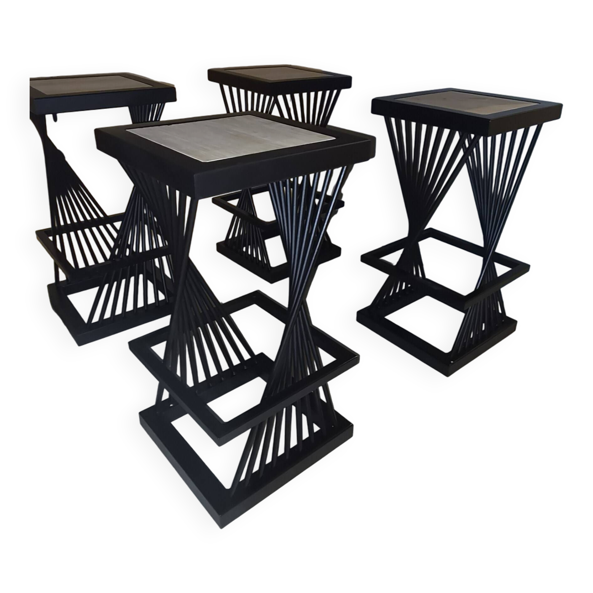 Tabouret demi vrille