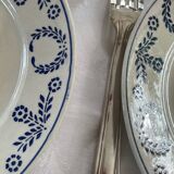 4 Assiettes plates  Luneville datant de 1890