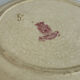 Shallow dish / salad bowl red ironstone Gien honeysuckle model faïence