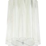 Cylindrical suspension with crystal glass by Doria, Germany, 1960s