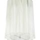 Cylindrical suspension with crystal glass by Doria, Germany, 1960s
