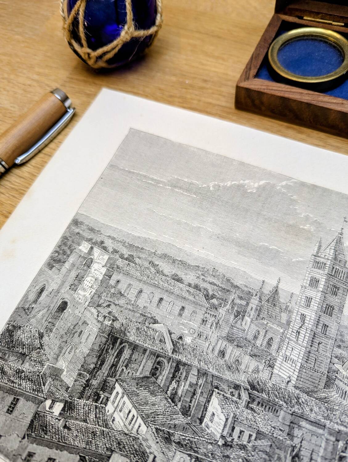 The Cathedral of Siena, Italy. Printed illustration from 1866.