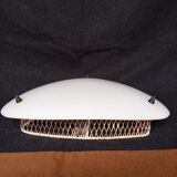 1950s ceiling light in metal and plexiglass