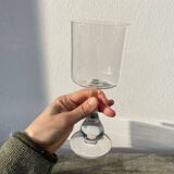 Pair of crystal goblets from Baccarat.