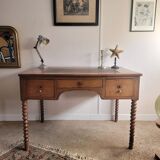 Louis Philippe desk with turned legs