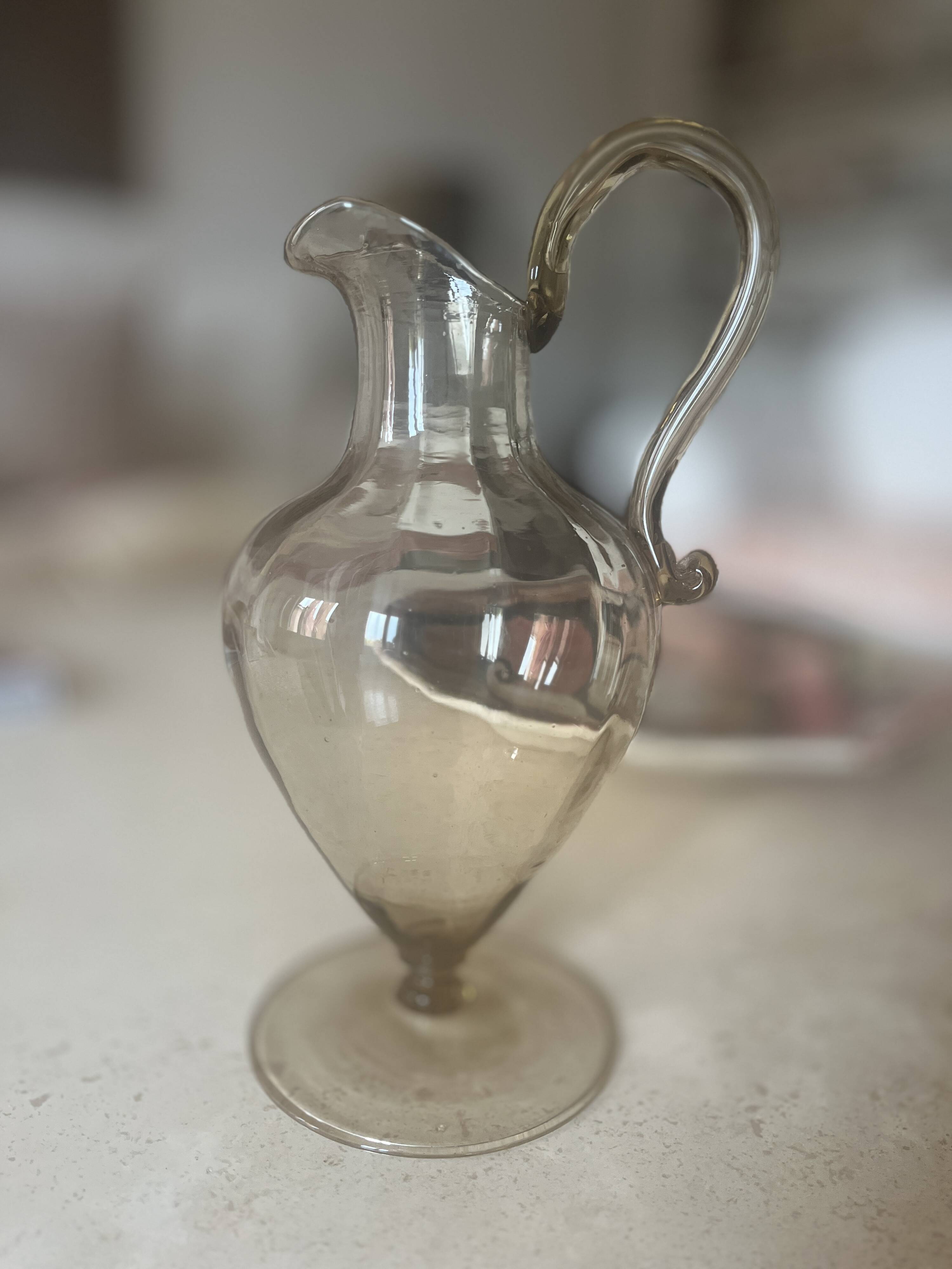 An Art Deco carafe by Venini by Vittorio Zecchin.
