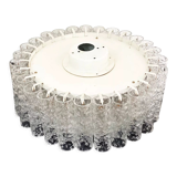 Vintage doria ceiling lamp with glass cylinders