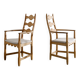 Vintage Danish Sculptural Wooden Armchairs by Henning Kjaernulf, 1950s