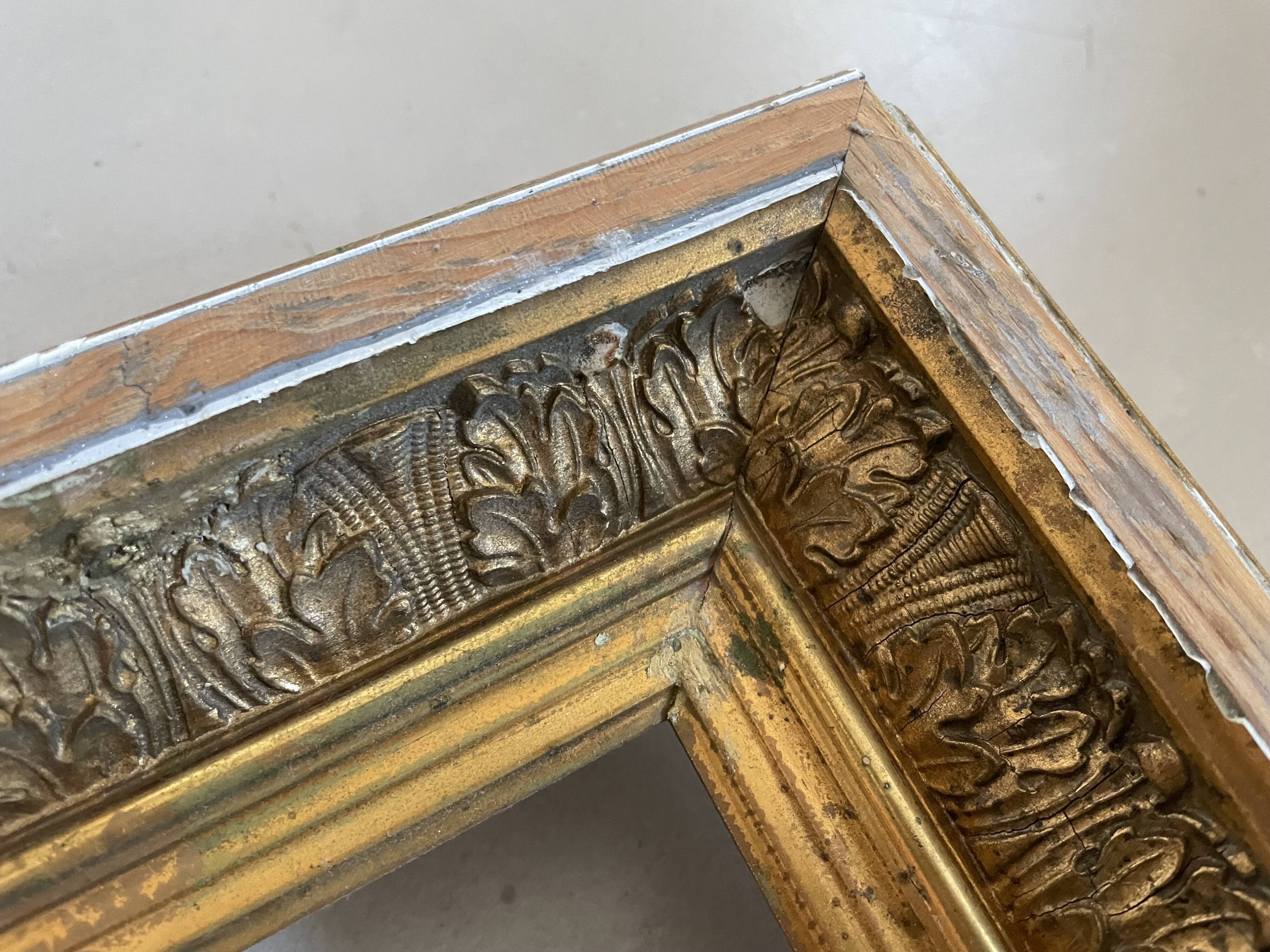 Old golden frame 54x46cm