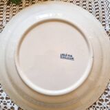 6 soup plates, iron earth, Longchamp, mid-20th century