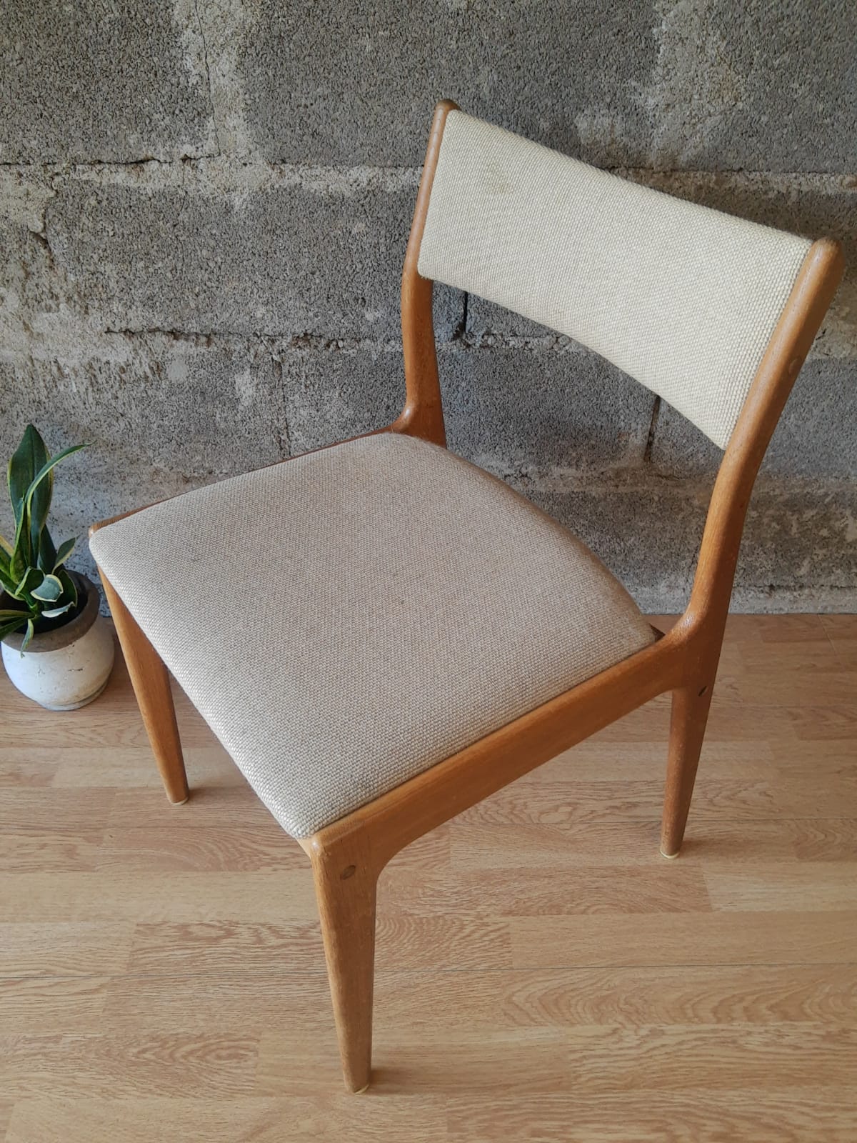 Set of 3 Danish Scandinavian chairs Uldum Mobelfabrik 7171