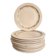 Longwy Art Deco Betty dessert plates