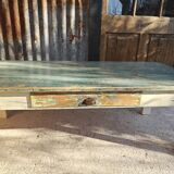Patinated country coffee table