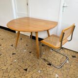 Round Ercol table with flaps