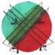 Table d'appoint conçue par Gaetano Pesce, Collection Fish Design