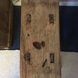 Old elm wood stool