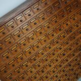 Dutch Industrial Pine Apothecary / Workshop Cabinet, circa 1930s