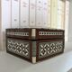 Oriental mother-of-pearl and wood box