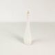 Minimalistyczny wazon porcelanowy, Sgrafo Modern, proj. Peter Muller, late 60.