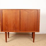 Small Danish teak sideboard model 42 by Kai Kristiansen, Feldballes.