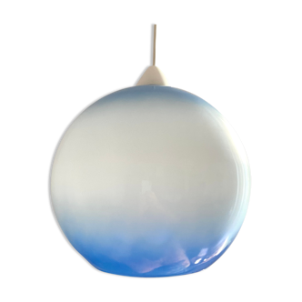 Vintage opaline globe suspension
