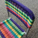 Scoubidou children's chair