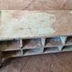 Old industrial coat rack, wardrobe rack XXXL