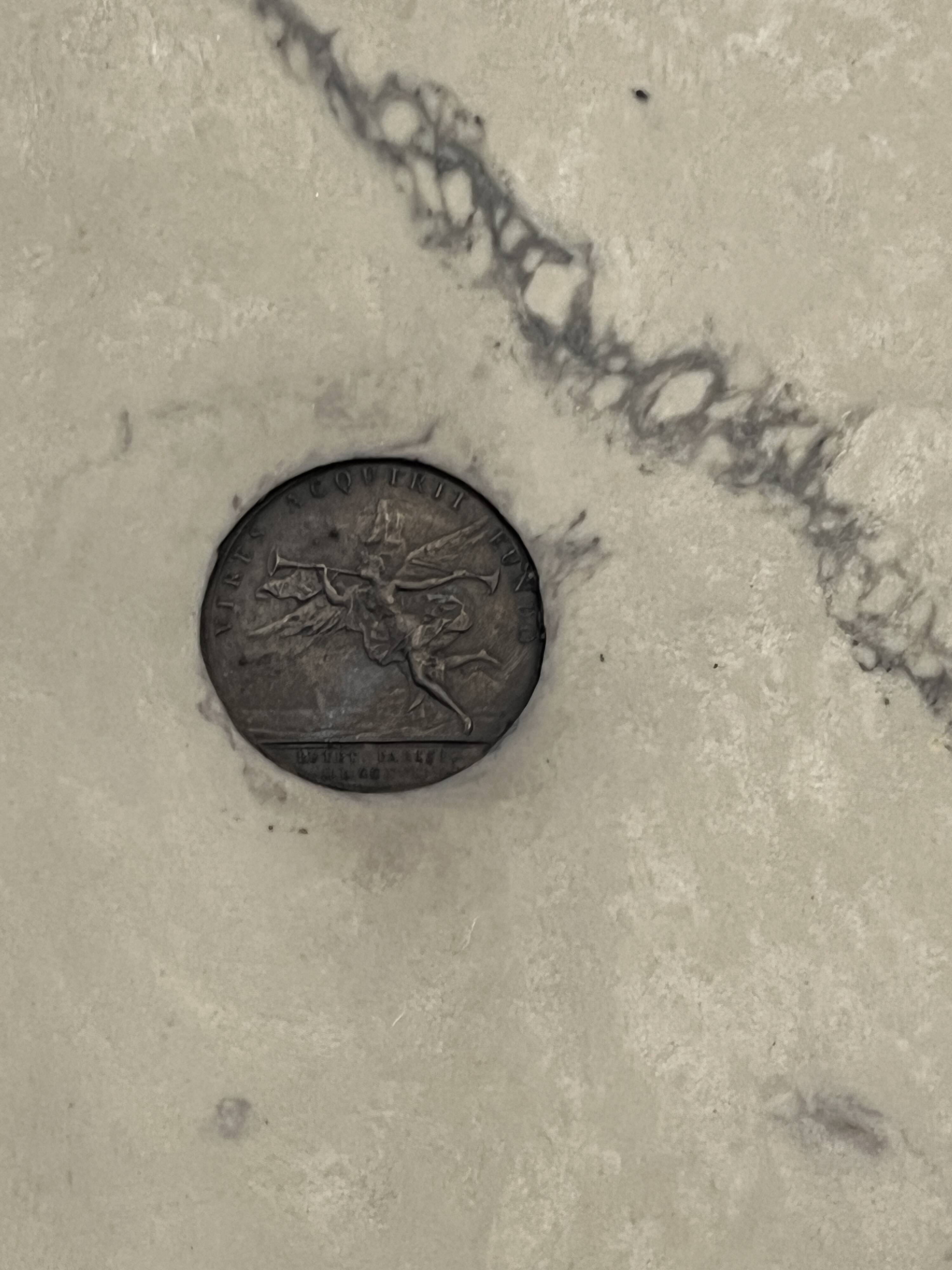 Marble high relief by François Duquesnoy "Putti, garlands and flowers" Paris, 1892