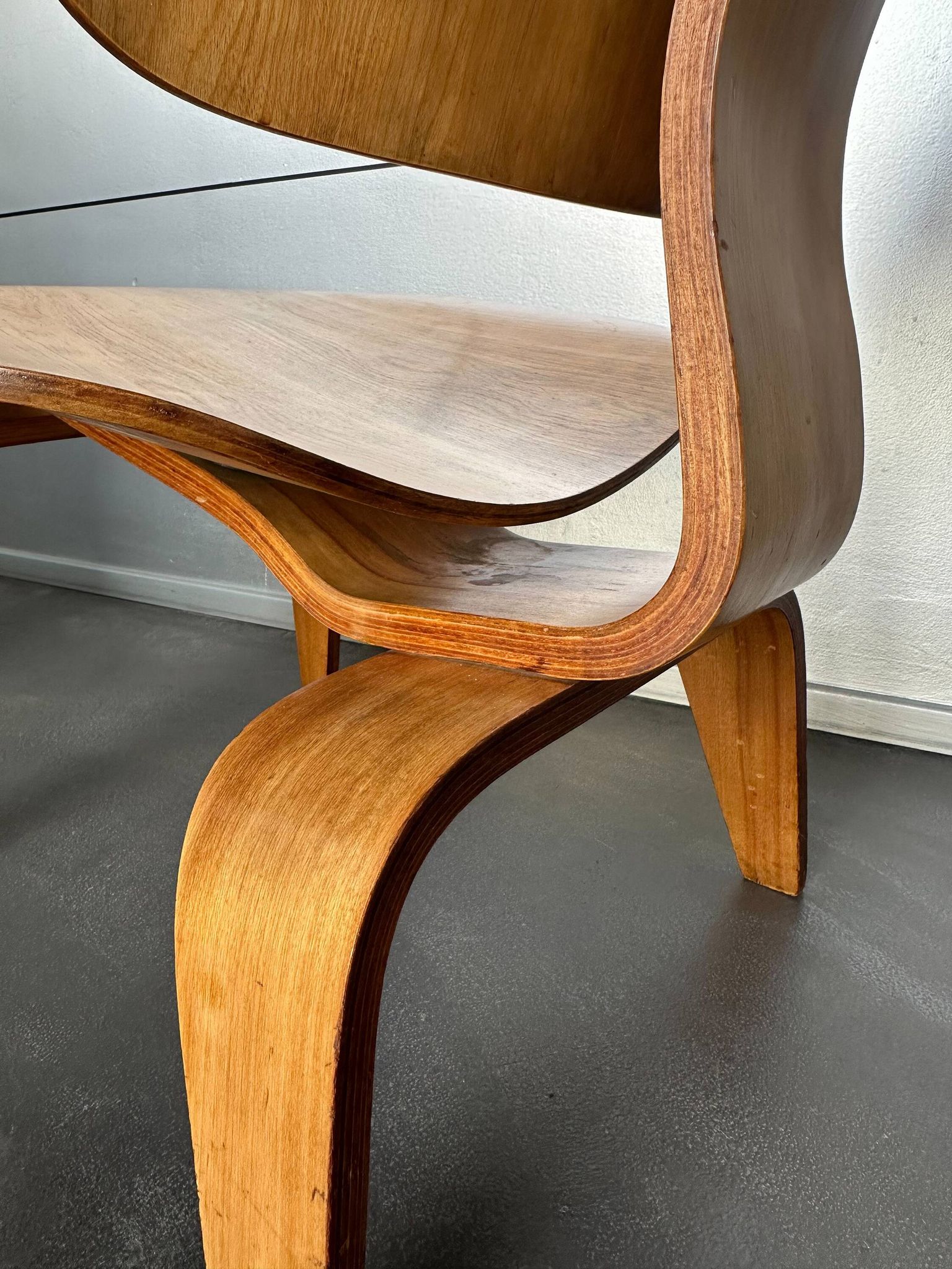 Fauteuil lounge LCW Charles & Ray Eames, Herman Miller / Evans, 1940s