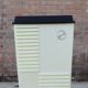 Vintage plastic laundry basket, France 1950s