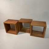 Solid wood cube