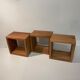 Solid wood cube