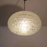 Suspension en verre des années 1960 par Doria Leuchten, Allemagne