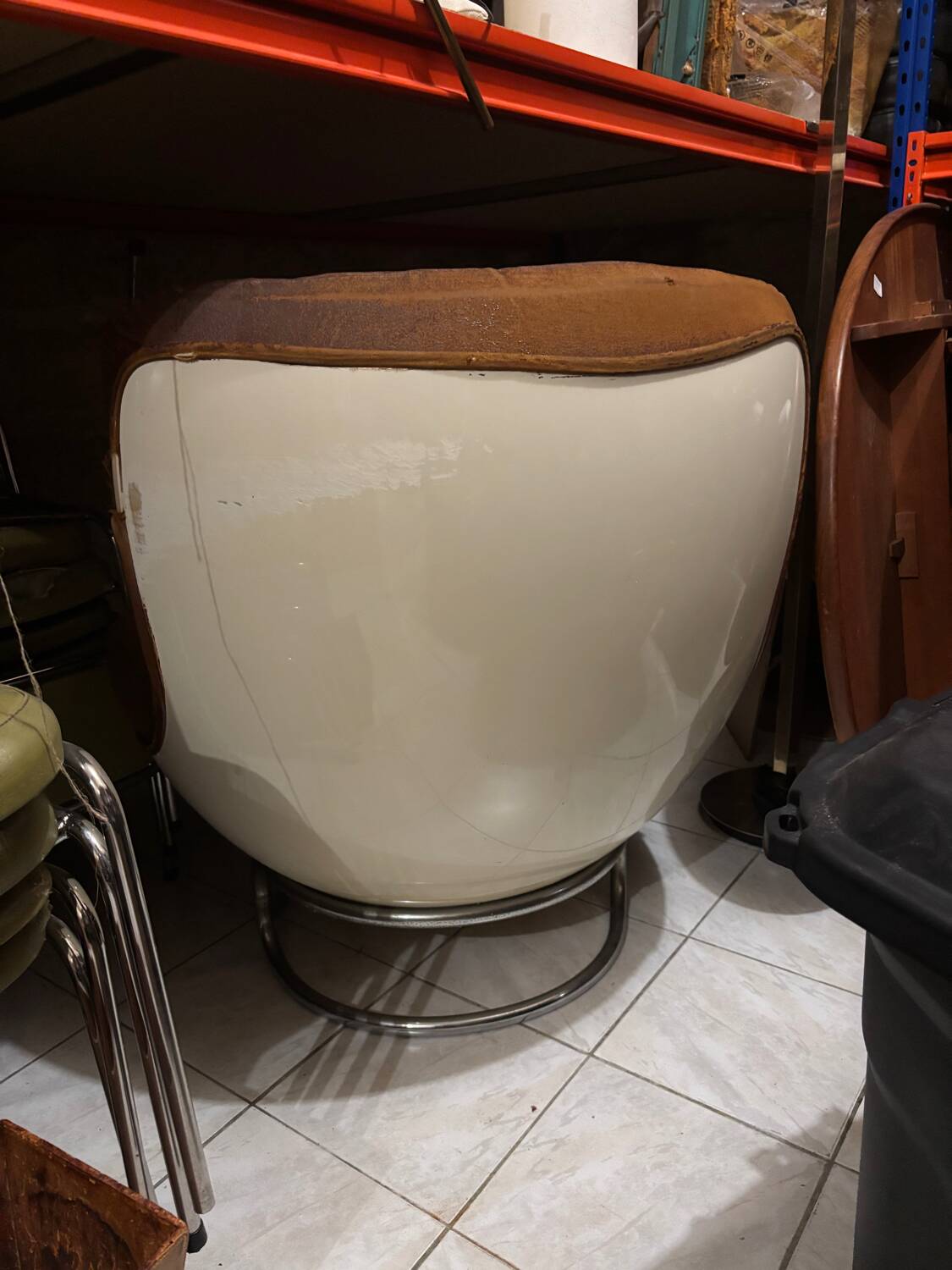 Fauteuil années 70 Michel Cadestin