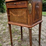 Vintage high bedside table
