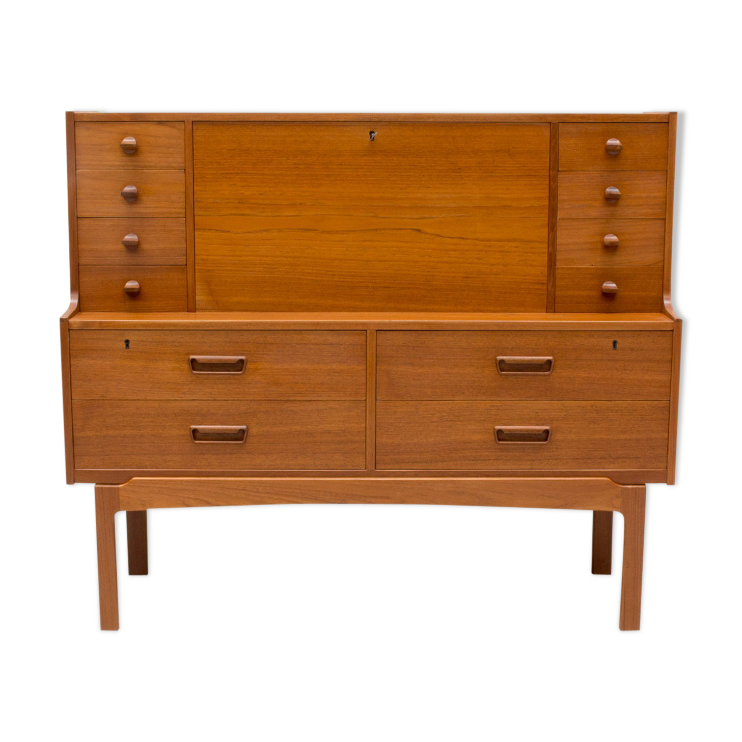 Danish teak writing desk model 69, by Arne Wahl Iversen 1960