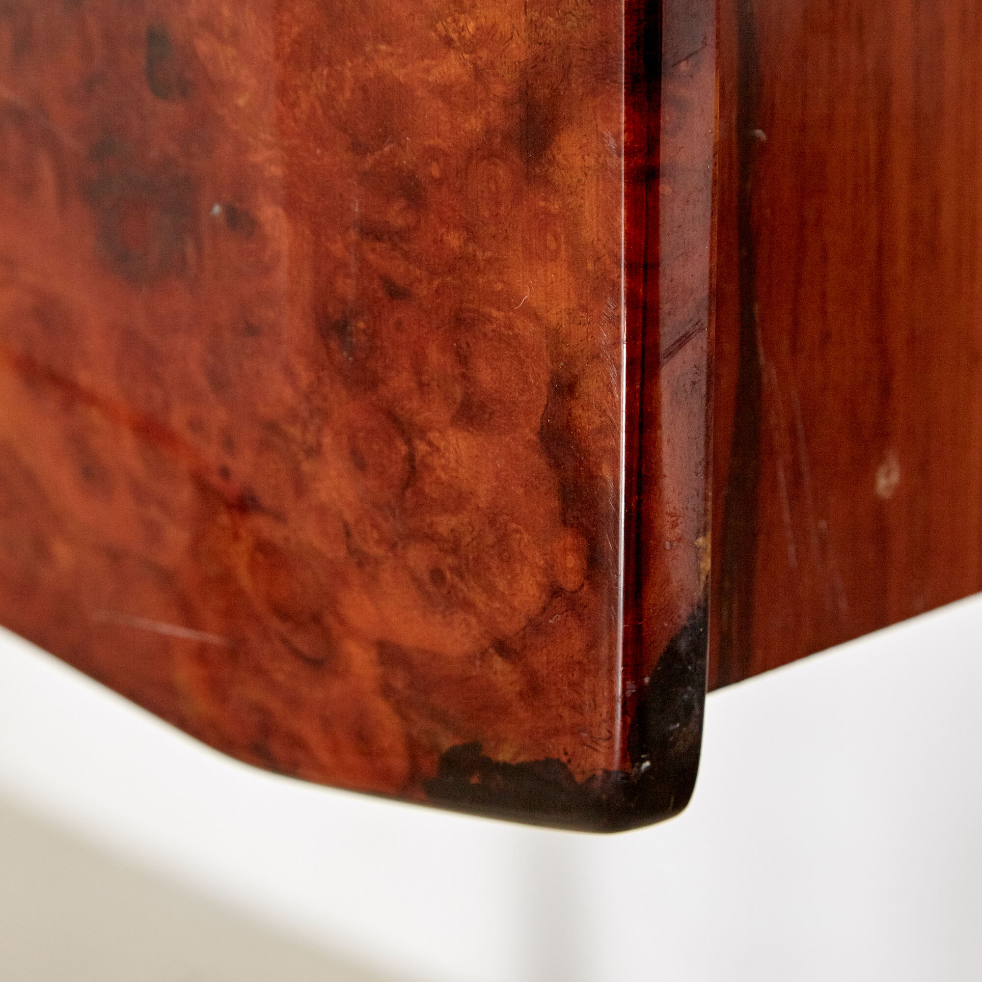 Italian walnut sideboard with mirror