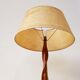 Lamppost wears vintage rattan magazine