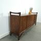 Hout met bamboe dressoir met lades vintage