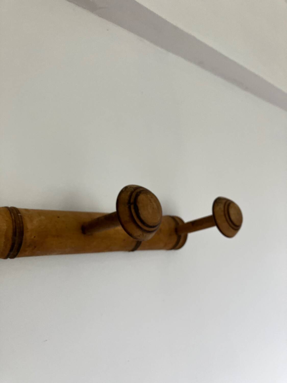 Large wooden coat rack