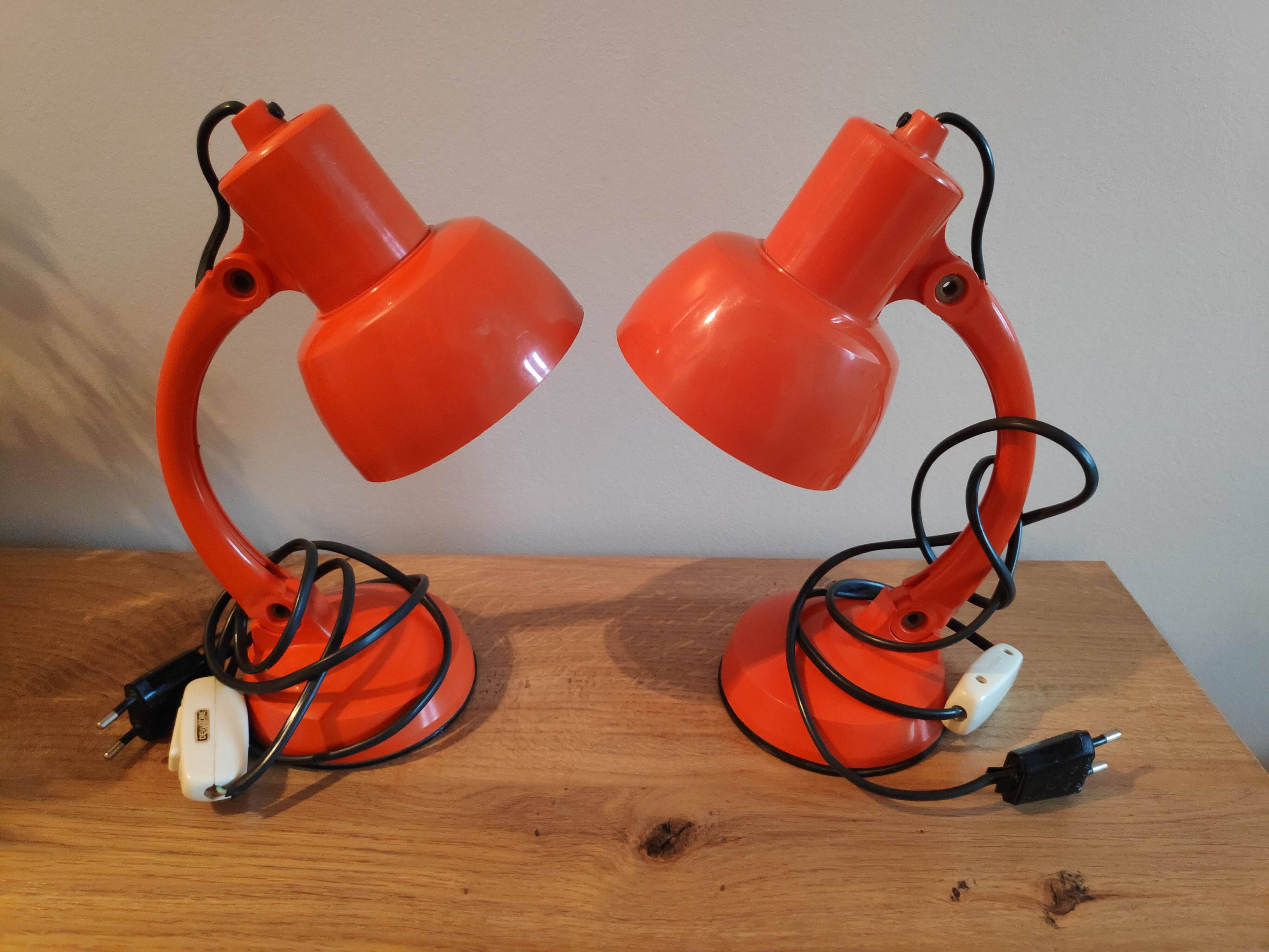 Paire de lampes de bureau, années 70