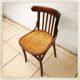 Baumann bistro chair in curved wood