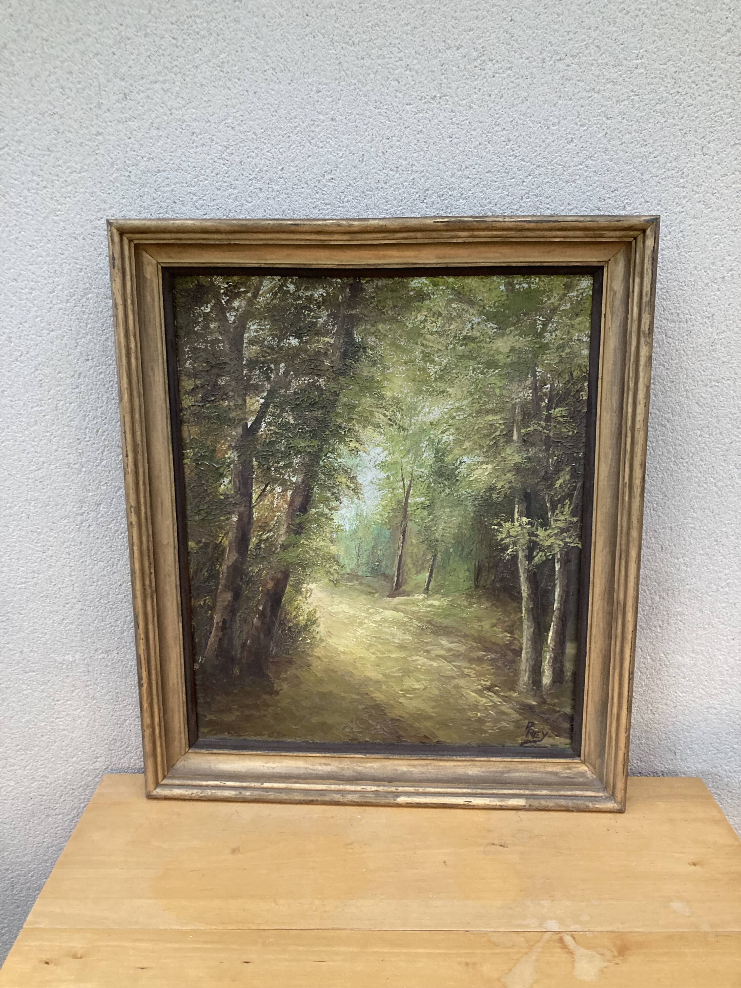 Ancient forest painting